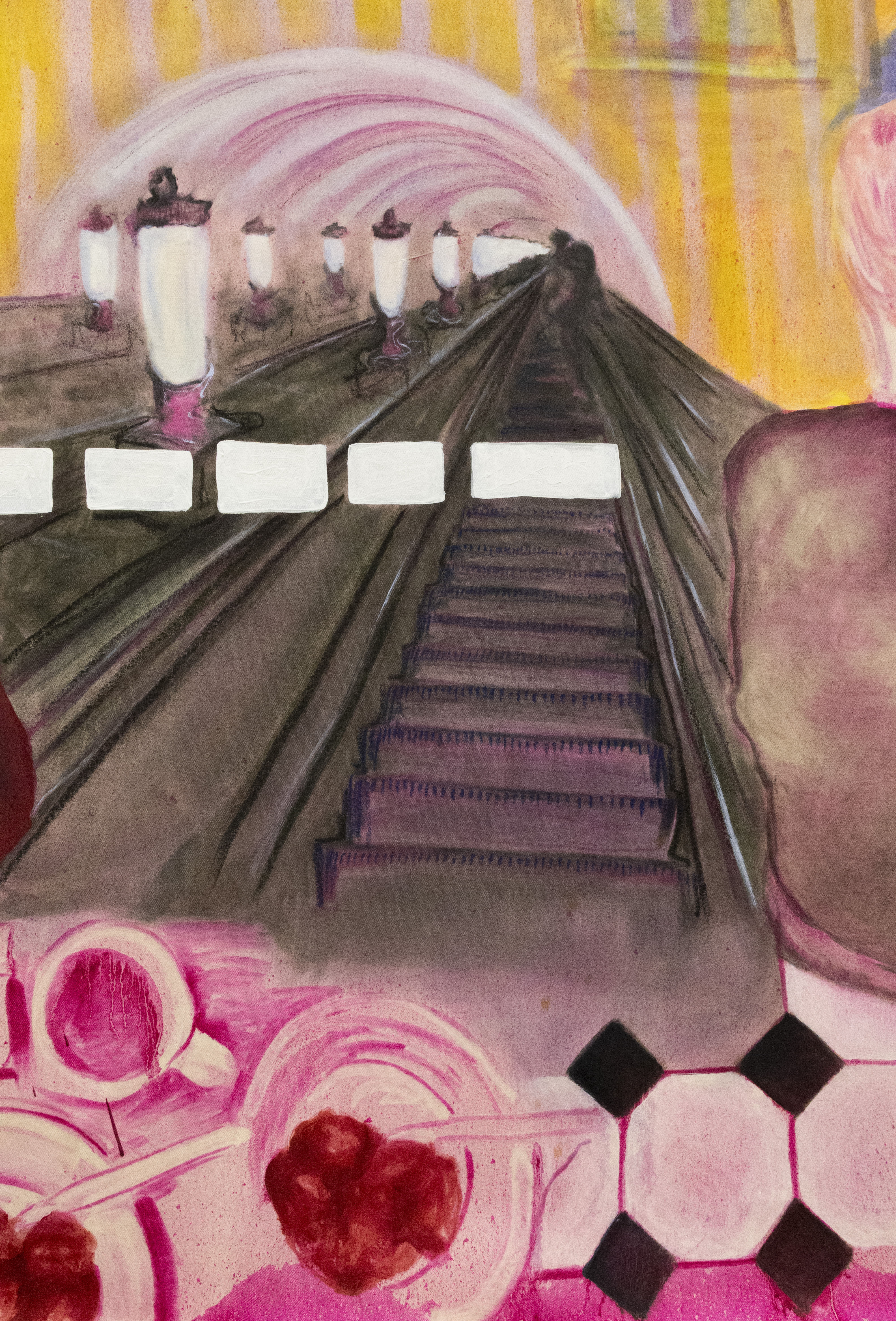 Bobby thumbed a diesel down just before it rained - detail view